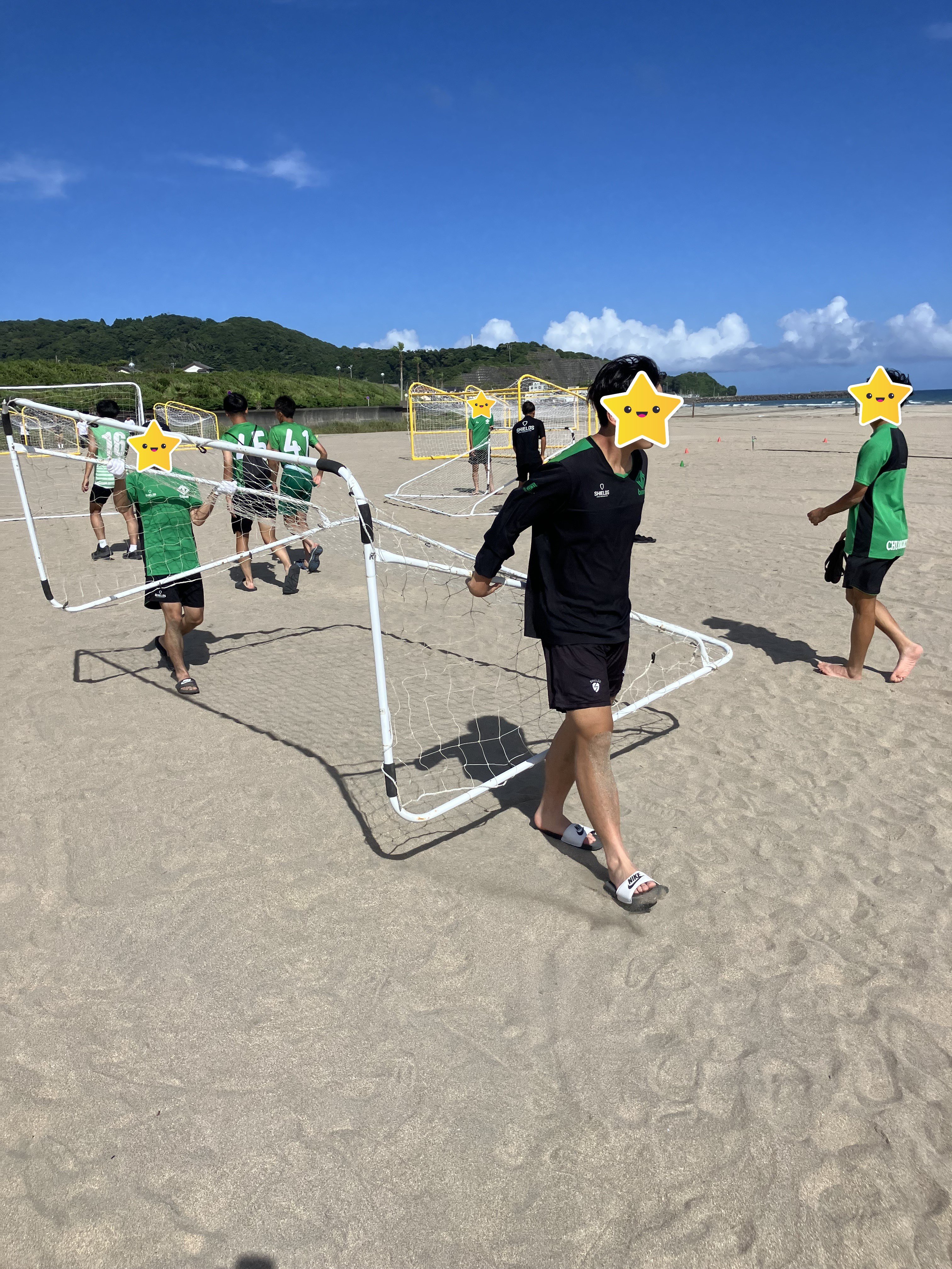 ⚽ビーチサッカー大会準備⚽