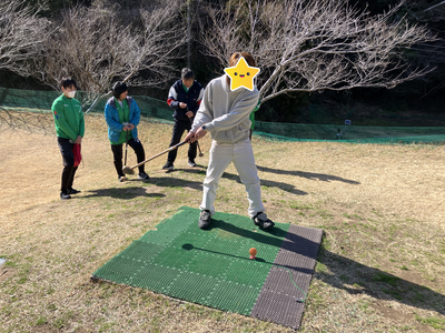 体育の授業（パークゴルフ）⛳